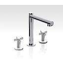 GRIFERÍA BICOMANDO CIERRE CERAMICO GUILTY CRUZ LAVATORIO MESADA PICO DE CAÑO CROMO PIAZZA [22401]