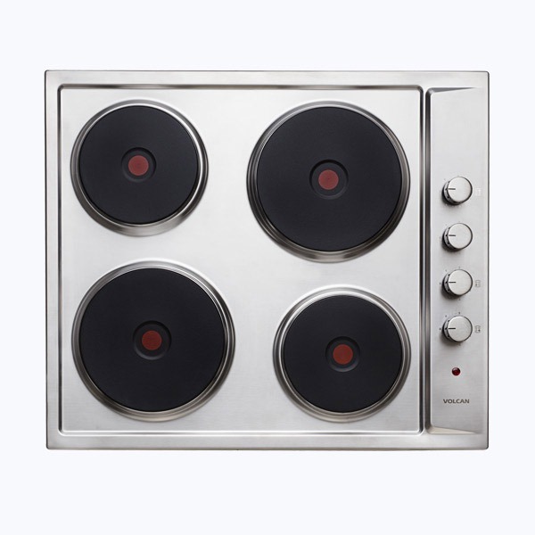 ANAFE ELECTRICO 4 HORNALLAS - ACERO INOXIDABLE - VOLCAN [EF4AEV]