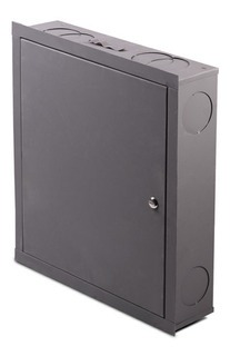 GABINETE 650x450x110 CON SOPORTE, TAPA Y MARCO GRIS ANTIOXIDO - ENVOLTORIO FILM