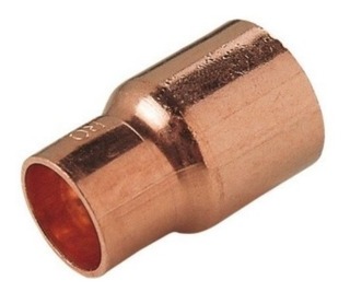 CUPLA REDUCCION DE COBRE 1/2" a 1/4" - PARA SOLDAR