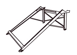 ESTRUCTURA PARA TERMOTANQUE SOLAR PRESURIZADO 300LTS - PEISA [10001603]