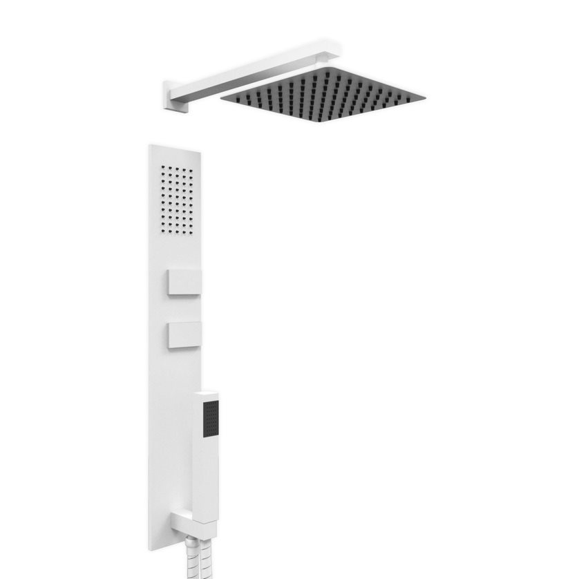 COLUMNA INTEGRAL 650 VOL CUADRADO BLANCO - HIDROMET - 10 AÑOS DE GARANTÍA [87736BLBL]