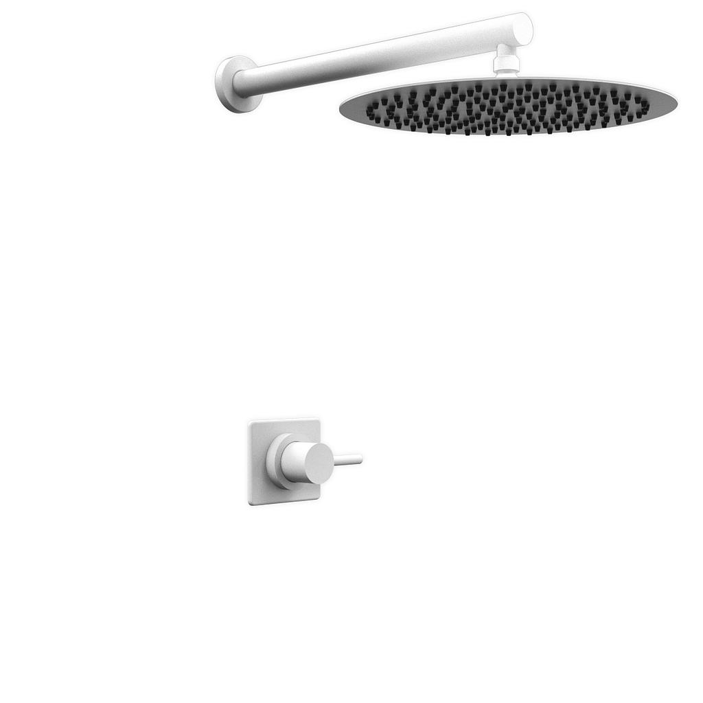 GRIFERÍA DUCHA MONOCOMANDO SIN TRANSFERENCIA ONE BLANCO - HIDROMET - 10 AÑOS DE GARANTÍA [3004BLBL]