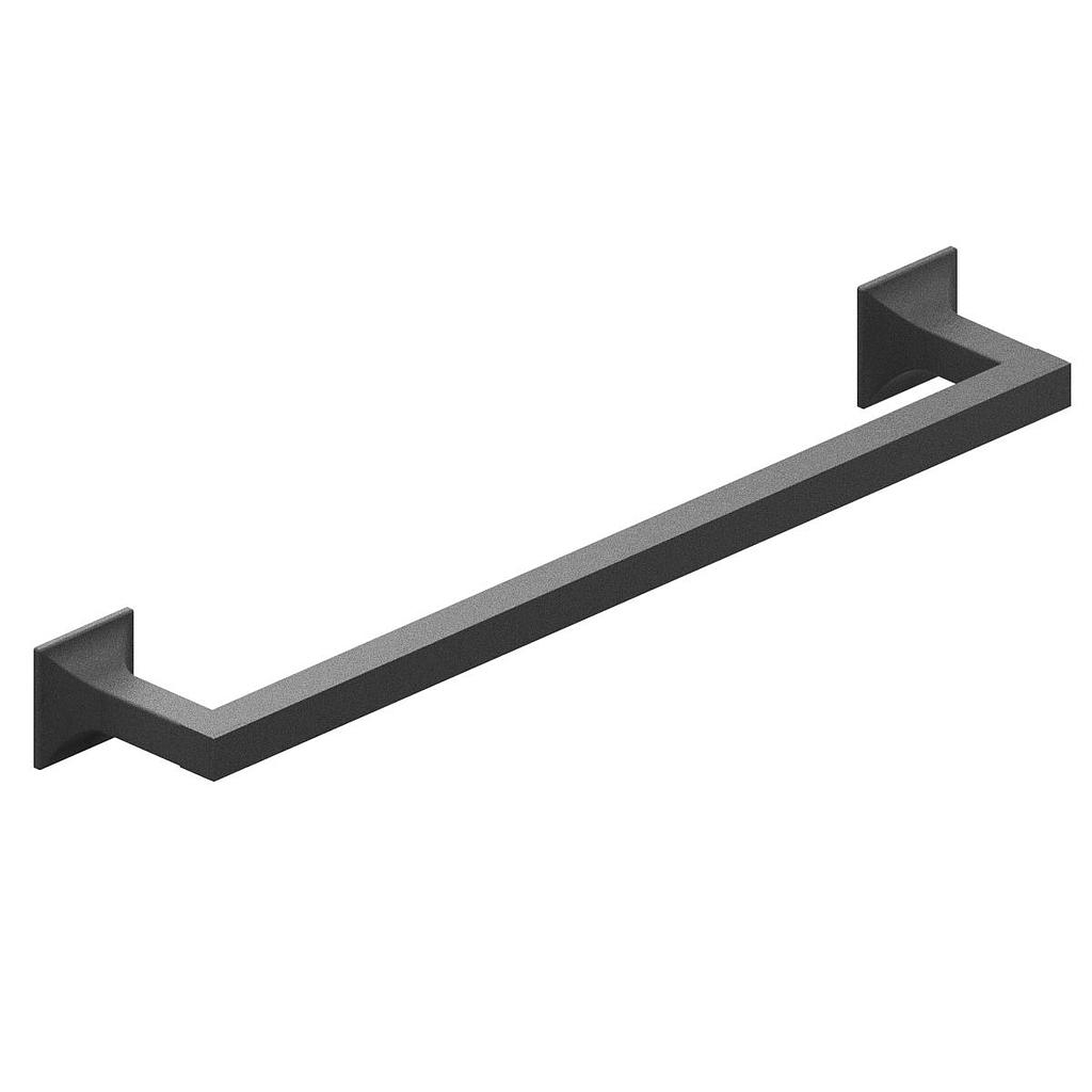 ACCESORIO TOALLERO BARRAL NEW CASTLE NEGRO -  HIDROMET [50041NEGR]