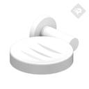 ACCESORIO JABONERA DYNAMIC BLANCO -  HIDROMET [8521BLBL]