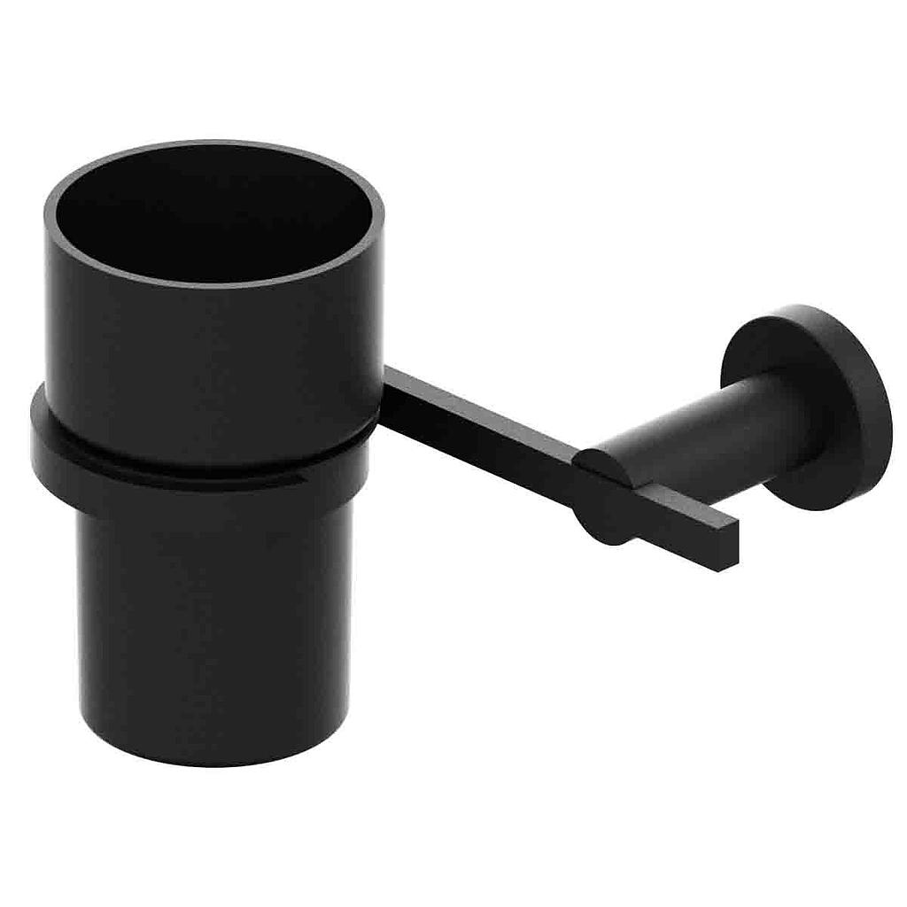 ACCESORIO PORTA CEPILLO LOOK NEGRO -  HIDROMET [03111NEGR]