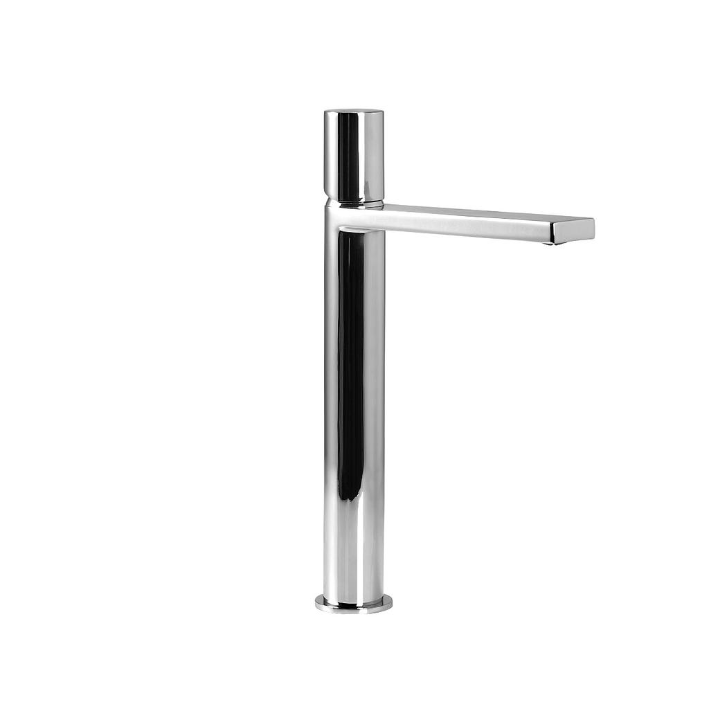 GRIFERÍA MONOCOMANDO LAVATORIO MESADA ALTO LOUNGE CROMO PIAZZA [10702]