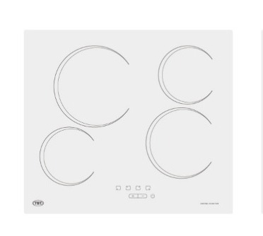 ANAFE VITROCERÁMICO EMPOTRABLE 4 HORNALLAS BLANCO - TST [26-4]