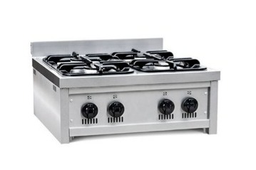 ANAFE SEMI INDUSTRIAL 4 HORNALLAS 60CM ACERO INOXIDABLE - TST [470-60]