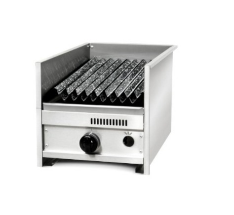 PARRILLA PORTÁTIL A GAS CFP 35CM ACERO INOXIDABLE - TST [460-35]