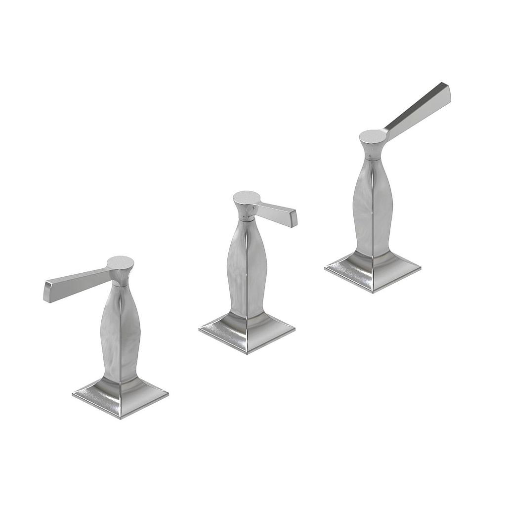 [26350] GRIFERÍA BIDET BICOMANDO NEW CASTLE ETS LEVER BLANCO - HIDROMET - 10 AÑOS DE GARANTÍA [51007BLBL]