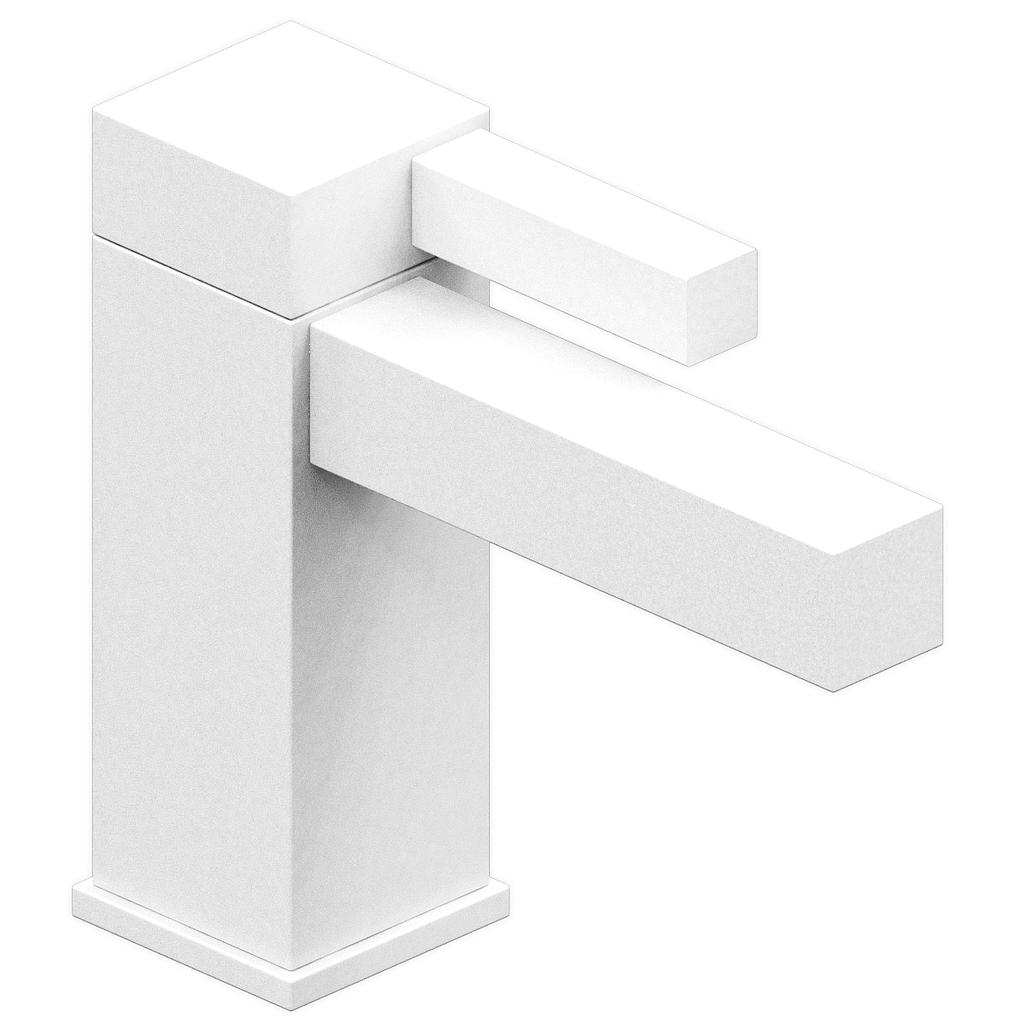 [26468] GRIFERÍA LAVATORIO MONOCOMANDO ONE BLOCK BLANCO - HIDROMET - 10 AÑOS DE GARANTÍA [3501BLBL]