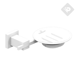 [26631] ACCESORIO JABONERA GEOMETRY BLANCO -  HIDROMET [2821BLBL]