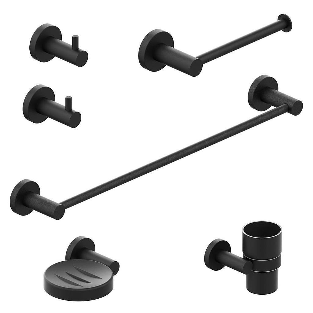 [26663] KIT 6 PIEZAS DYNAMIC NEGRO -  HIDROMET [8582NEGR]