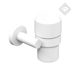 [26665] ACCESORIO PORTA CEPILLO DYNAMIC BLANCO -  HIDROMET [8511BLBL]