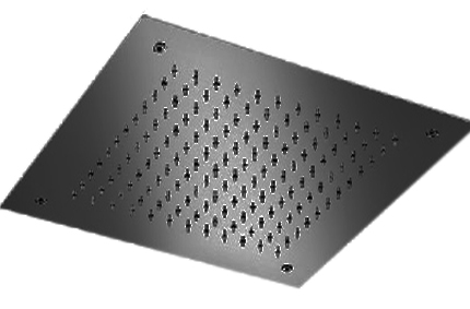 [26732] GRIFERÍA DUCHA EMBUTIDA SIMPLE CON LAMA 500mm NEGRO - HIDROMET - 10 AÑOS DE GARANTÍA [1910NEGR]