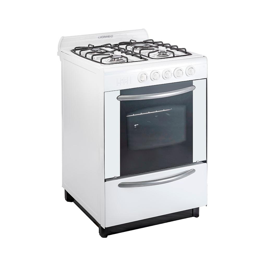 [26847] COCINA MULTIGAS CBUPV 4 HORNALLAS BLANCA - DOMEC [61946]