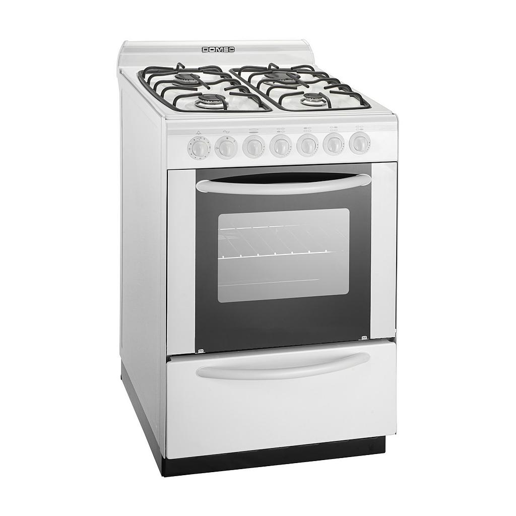 [26849] COCINA MULTIGAS CBULEAV 4 HORNALLAS  BLANCO - DOMEC [61955]