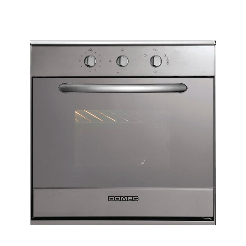 [26867] HORNO MULTIGAS CON GRILL ELÉCTRICO HX16 - EFICIENCIA ENERGÉTICA: A - CON LUZ, TIMER DIGITAL, SPIEDO Y TERMOSTATO - 60CMX60CM - ACERO INOXIDABLE - DOMEC [62237]