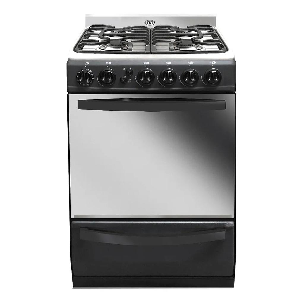 [26955] COCINA MULTIGAS 4 HORNALLAS WAYKUNA NEGRO -TST [35-58]