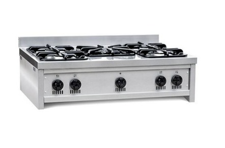 [26980] ANAFE SEMI INDUSTRIAL 5 HORNALLAS 90CM ACERO INOXIDABLE - TST [470-90]