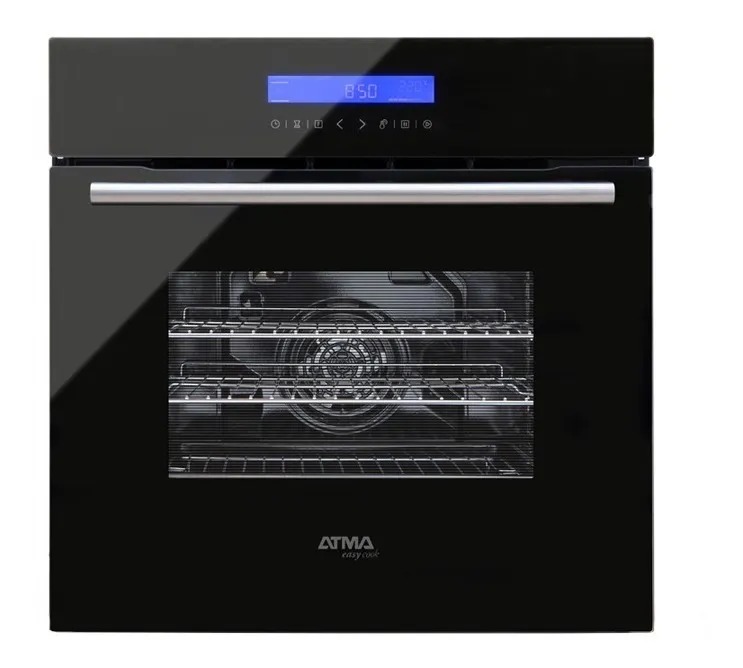 [27183] HORNO ELÉCTRICO 65LTS - EMPOTRABLE   - EFICIENCIA ENERGÉTICA: A - CON LUZ, GRILL , TERMOSTATO, PROGRAMACIÓN TOUCH Y 9 FUNCIONES - 60X60CM - NEGRO - ATMA [94CHE3060D]