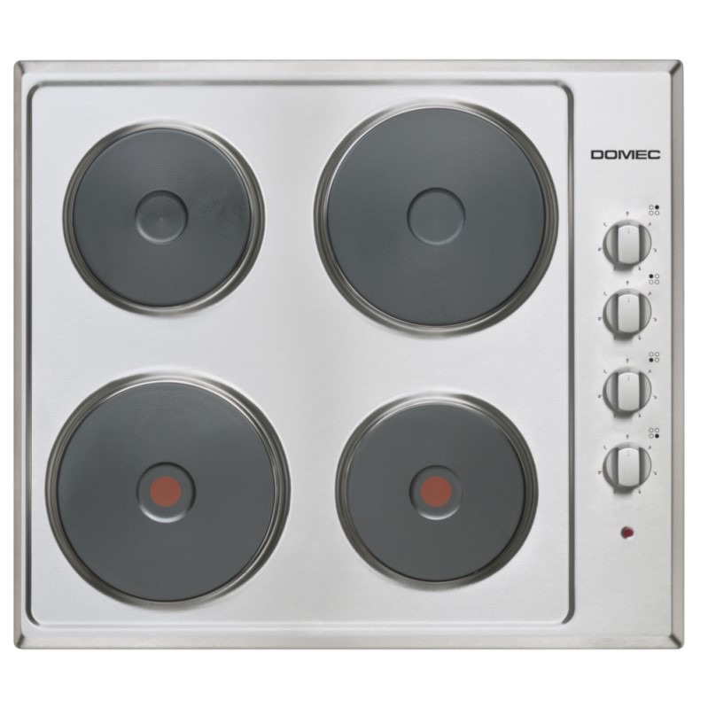 [27358] ANAFE ELÉCTRICO AEXG 4 PUNTOS DE COCCIÓN PARA EMPOTRAR ACERO INOXIDABLE - DOMEC [53896]