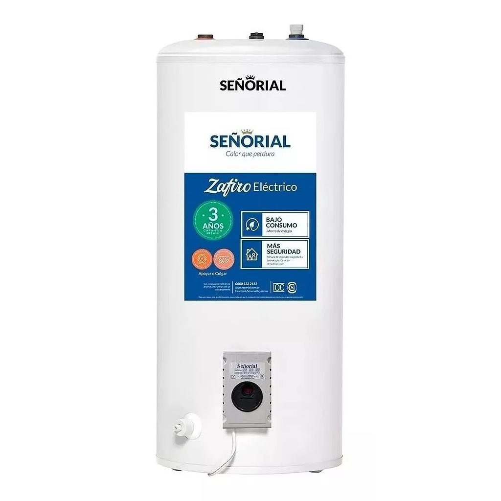 [27434] TERMOTANQUE ELÉCTRICO ZAFIRO 95l 230v PARA COLGAR/APOYAR CON CONEXIÓN SUPERIOR - SEÑORIAL [TESZ-95]