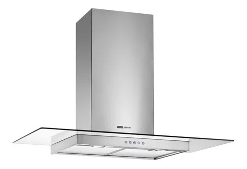 [27682] CAMPANA PARA PARED VETRO 60CM - 3 VELOCIDADES - TURBINA DOBLE - ACERO Y VIDRIO - SPAR - [6351-025]