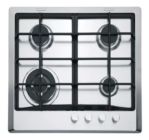 [27703] ANAFE A GAS 4 HORNALLAS 60CM FHM 604 - 1 TRIPLE CORONA - ACERO -SPAR [6600-080]