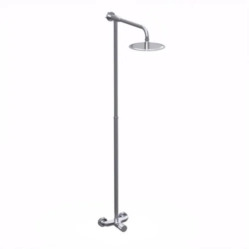 [27834] DUCHA EXTERIOR MONOCOMANDO SIN TRANSFERENCIA CON BARRAL TEXTURE CROMO - HIDROMET - 10 AÑOS DE GARANTÍA [9891CRCR]