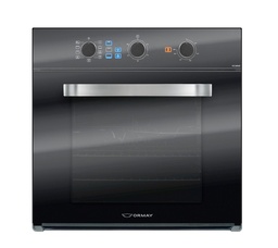 [28589] HORNO ELÉCTRICO 60 LTS -  EMPOTRABLE - EFICIENCIA ENERGÉTICA: A - CON GRIL, TIMER,  8 FUNCIONES Y TRIPLE CRISTAL - 60X60CM - NEGRO - ORMAY [HE-60A2]