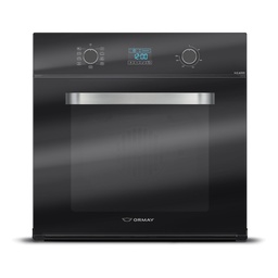[28591] HORNO ELÉCTRICO 60 LTS - EMPOTRABLE - EFICIENCIA ENERGÉTICA: A - CON GRIL, TIMER,  SPIEDO,  FUNCIONES Y TRIPLE CRISTAL - 60X60CM - NEGRO- ORMAY [HE-60D3]