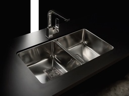 [29674] PILETA DOBLE QUADRA Q76 CR - ACERO 304 - JOHNSON [Q 76 CR]