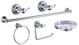 [31876] SET ACCESORIOS 6 PIEZAS KISS PLUS - CROMO - HYDROS [50063111]