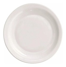 [32233] PLATO PLAYO 24 CM BLANCO VIDRIO TEMPLADO - [15682]