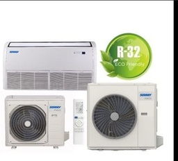 [32268] KIT CONJUNTO PISO TECHO 3TR NOVA INVERTER - FRIO CALOR POR BOMBA - TRIFASICO - GAS R32- SURREY [615ISQ036HP-ASB]