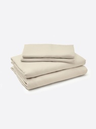[32493] JUEGO DE SABANAS COTTON TOUCH - 200 HILOS - TWIN - GOLDEN