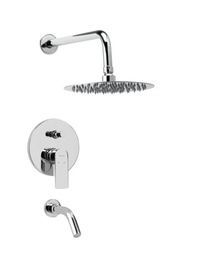 [32661] GRIFERIA DUCHA DE EMBUTIR CON TRANSFERENCIA MONOCOMANDO VERA - PEIRANO [80-180]