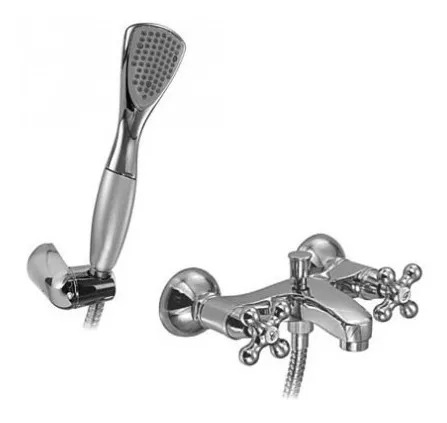 [24053] GRIFERÍA BAÑERA EXTERIOR BICOMANDO CON TRANSFERENCIA SELF/BABY CROMO - HIDROMET - 10 AÑOS DE GARANTÍA [01016CRCR]