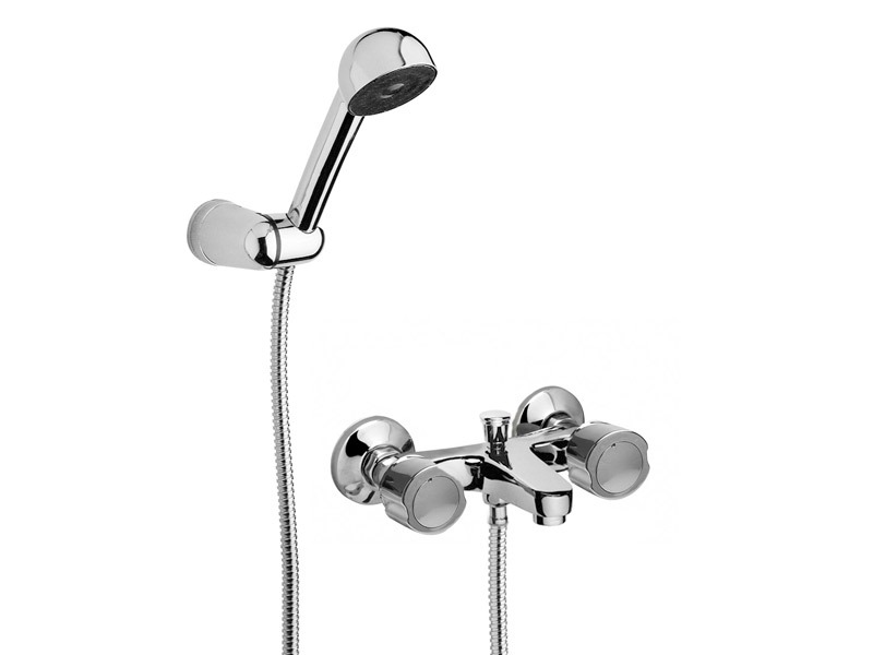 [24318] GRIFERÍA BICOMANDO CONVENCIONAL VIVA PLUS DUCHA EXTERIOR CON TRANSFERENCIA CROMO HYDROS [1703911]