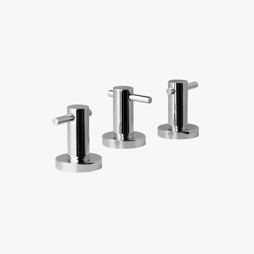 [24372] GRIFERÍA BICOMANDO CIERRE CERAMICO ZEN BIDET CROMO HYDROS [405111]