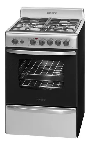 [25581] COCINA PREMIUM A GAS LONGVIE 60CM - INOXIDABLE - EFICIENCIA A  [19601X]