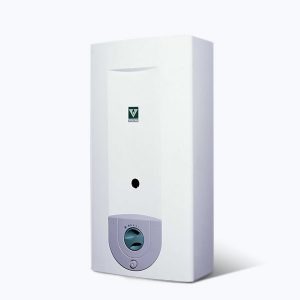 [25884] CALEFON 14Lts BLANCO GN/TN - ENCENDIDO PIEZOELECTRICO - VOLCAN [315BRV]